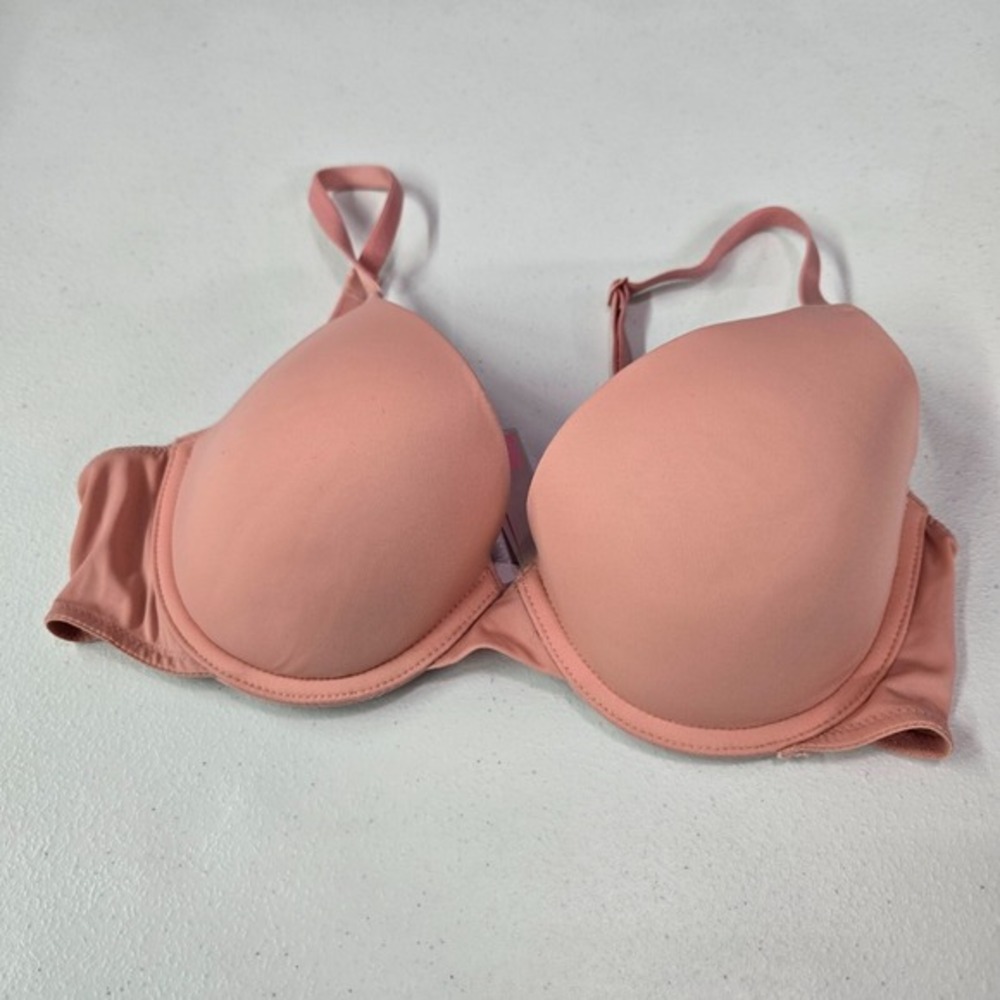 Victoria Secret PINK Women Bra 34C Pink Push Up Underwire Convertible